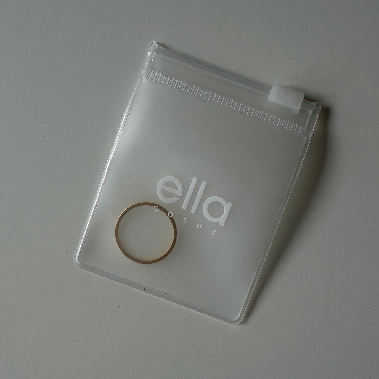 14K Gold 1mm Stapelring