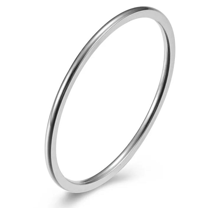 14K Gold 1mm Stapelring