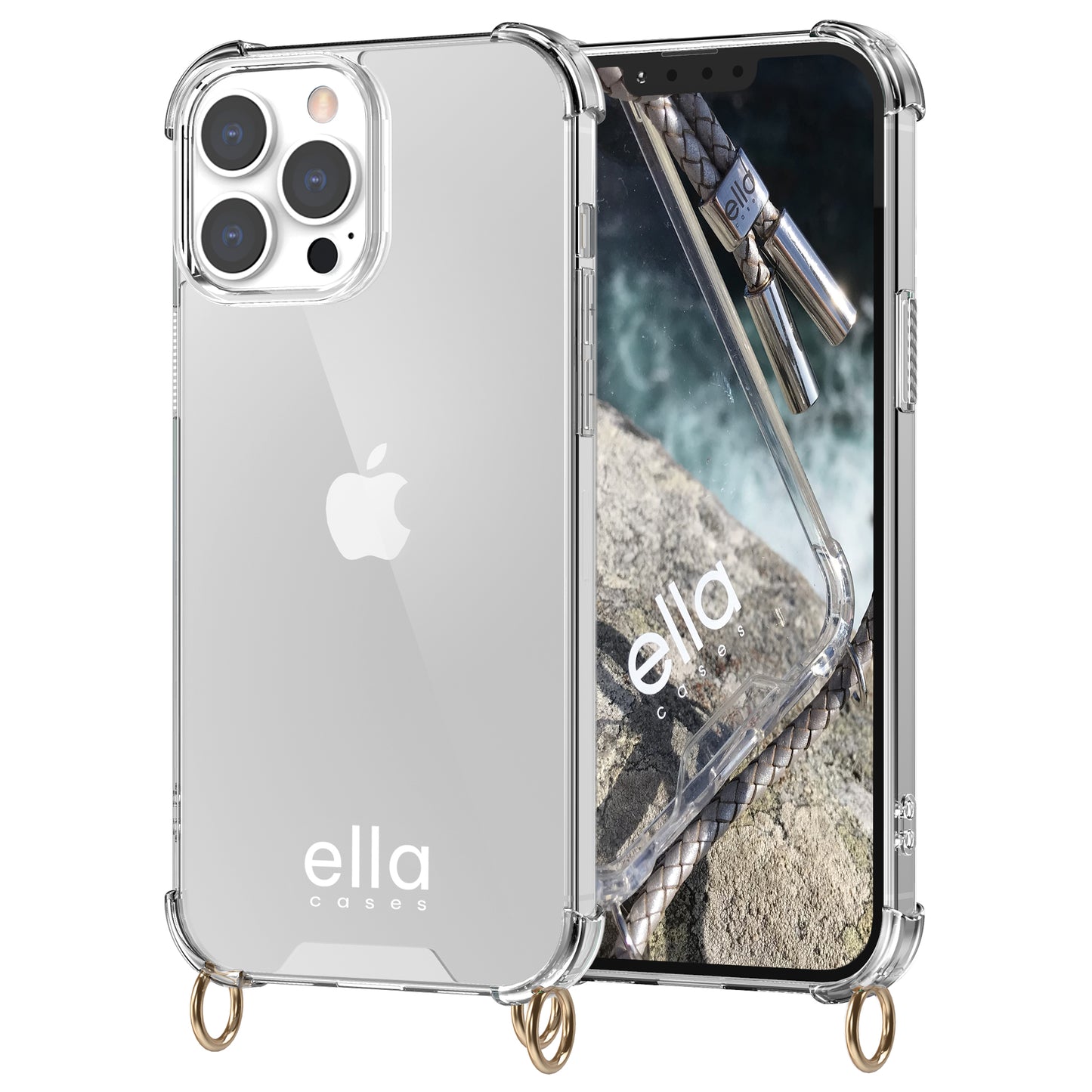 iPhone 13 Pro Max Hülle mit Ösen für Handykette zum Selber bauen